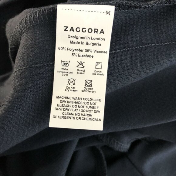Zaggora Runway Pants Navy Blue With Side Striped - Picture 8 of 8